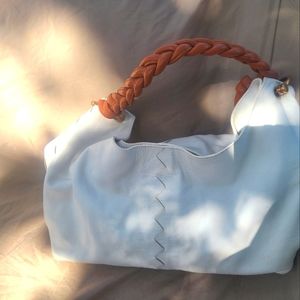 White leather Falor purse